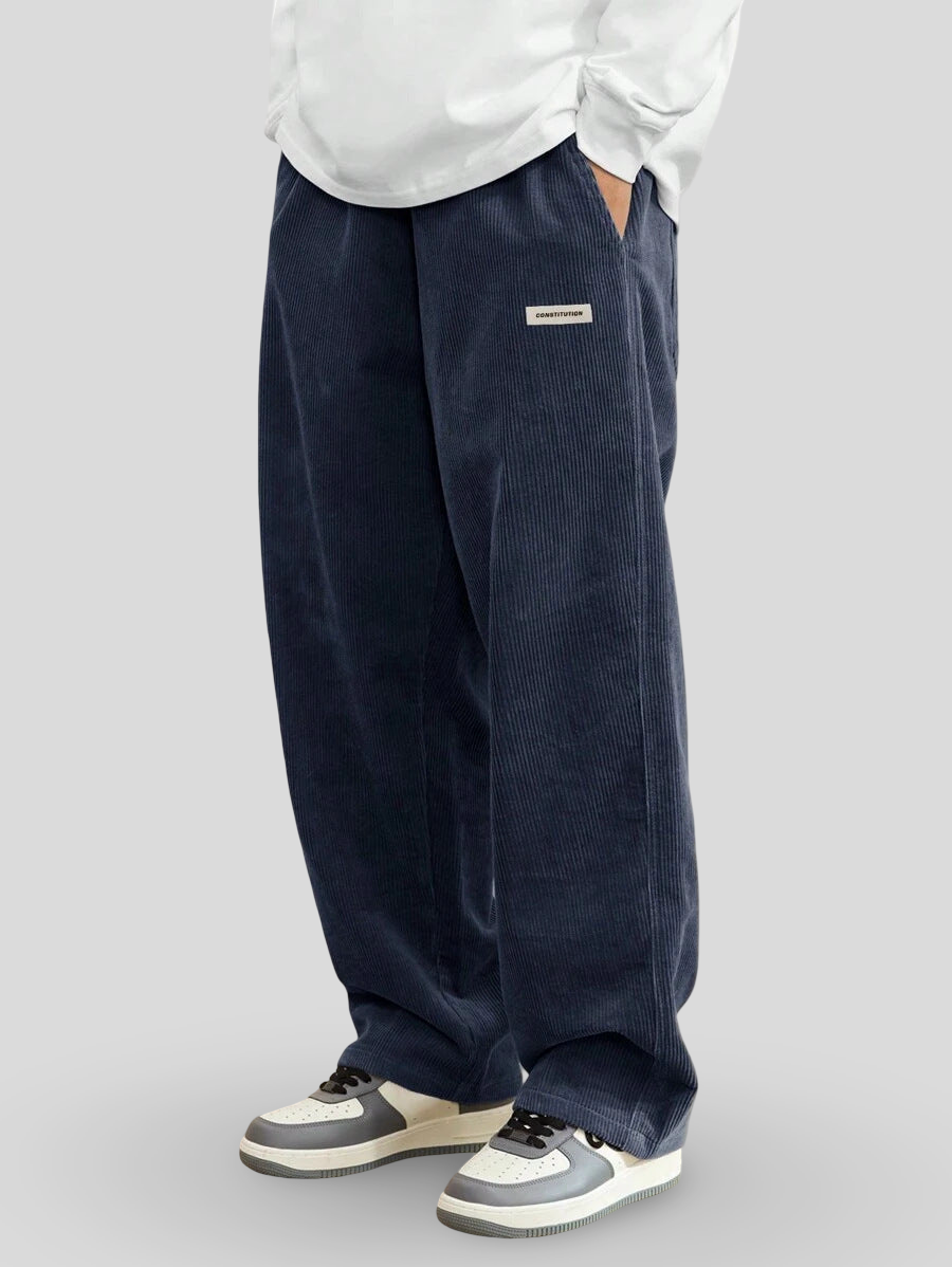 Zaylor - Pantalón de pierna ancha de tacto suave