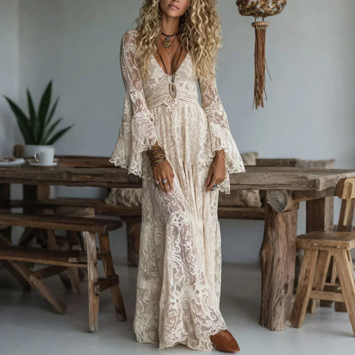 Lucasta - Vestido Maxi Bohemio Premium