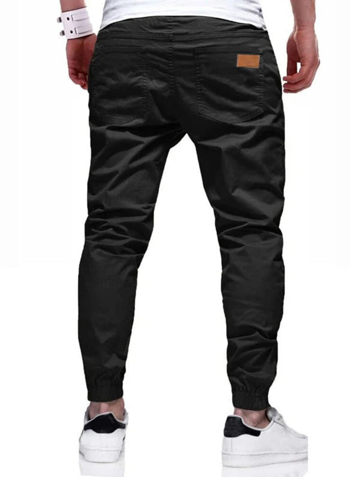 Xavier - Pantalones jogger entallados con jareta