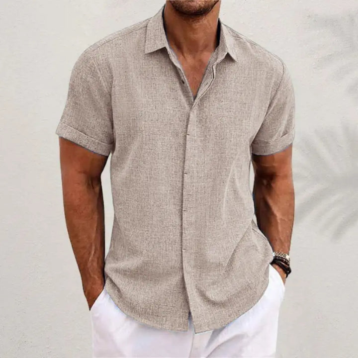 Erskine - Camisa de lino transpirable