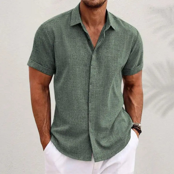 Erskine - Camisa de lino transpirable