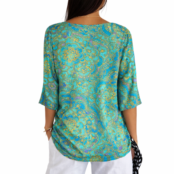 Phaela - Blusa tejida acanalada de tacto suave