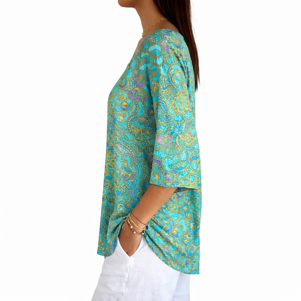 Phaela - Blusa tejida acanalada de tacto suave
