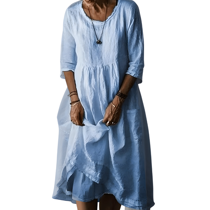 Zaria - Vestido maxi de tacto suave