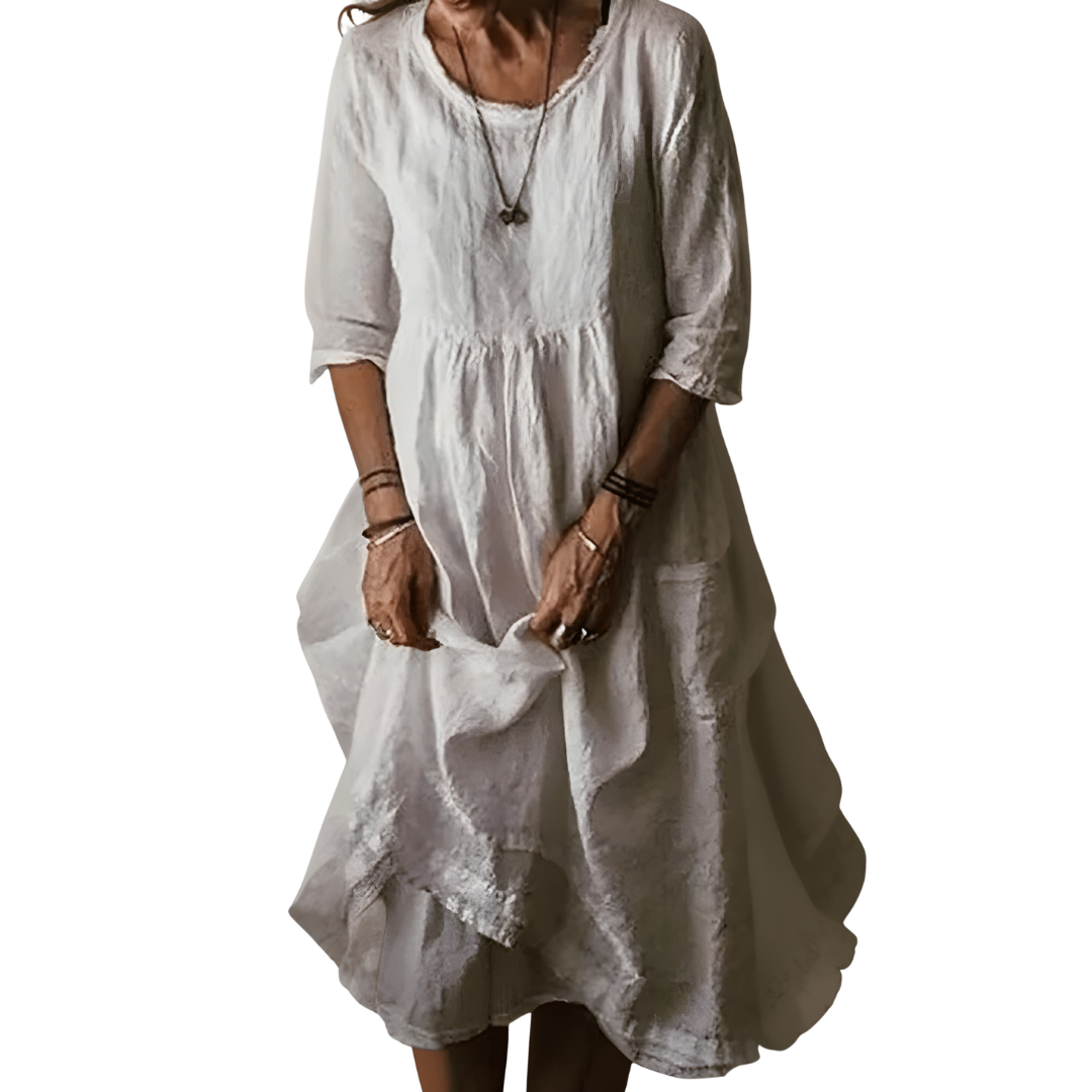 Zaria - Vestido maxi de tacto suave