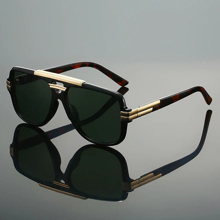 Greyson - Gafas de sol retro con escudo