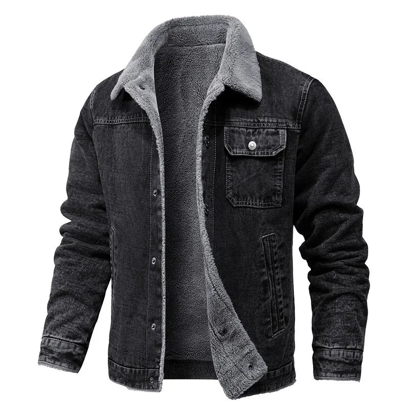 Harvorn - Chamarra trucker resistente