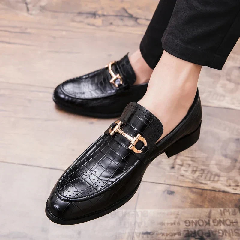 Stellan - Mocasines premium con hebilla