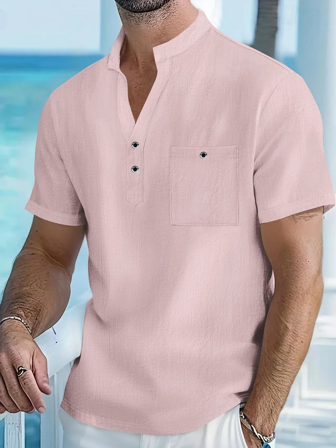 Edric - Camisa texturizada de verano