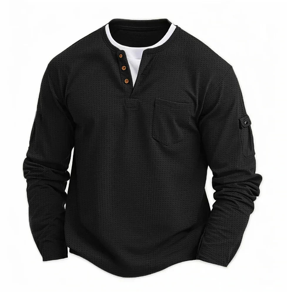 Luciano - Camisa elegante informal de manga larga