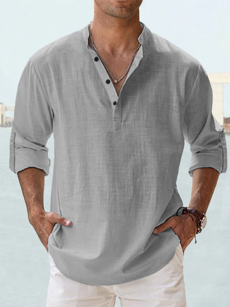 Bainford - Camisa de lino ligera