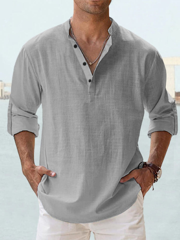 Bainford - Camisa de lino ligera