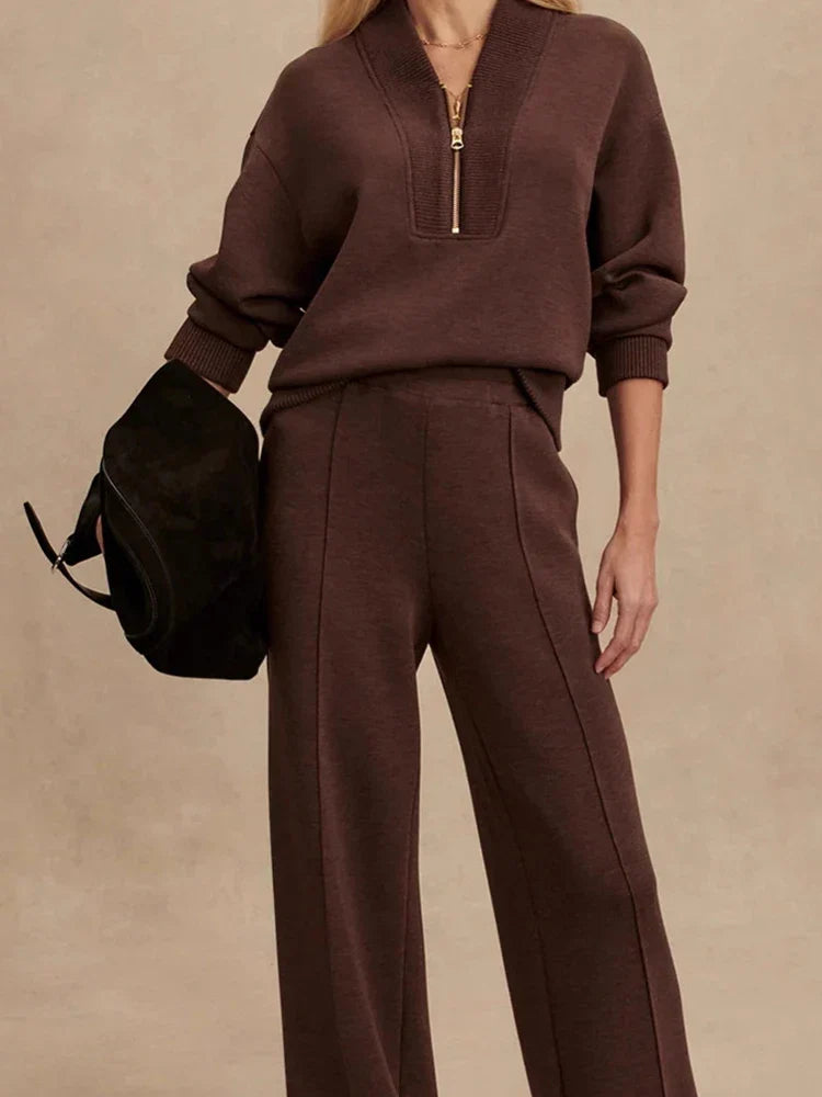 Zerie - Conjunto de dos piezas casual y con estilo