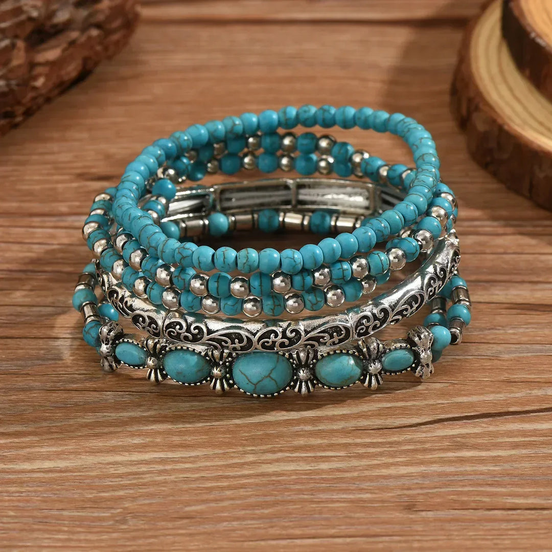 Yvaine - Pulsera refinada de múltiples cadenas