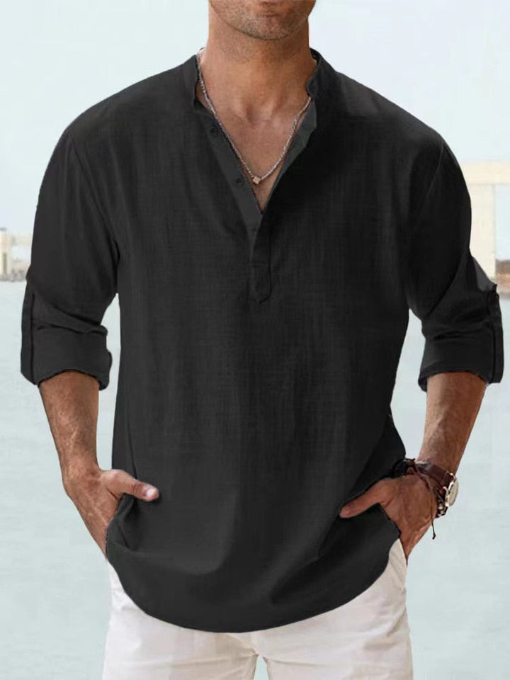 Bainford - Camisa de lino ligera