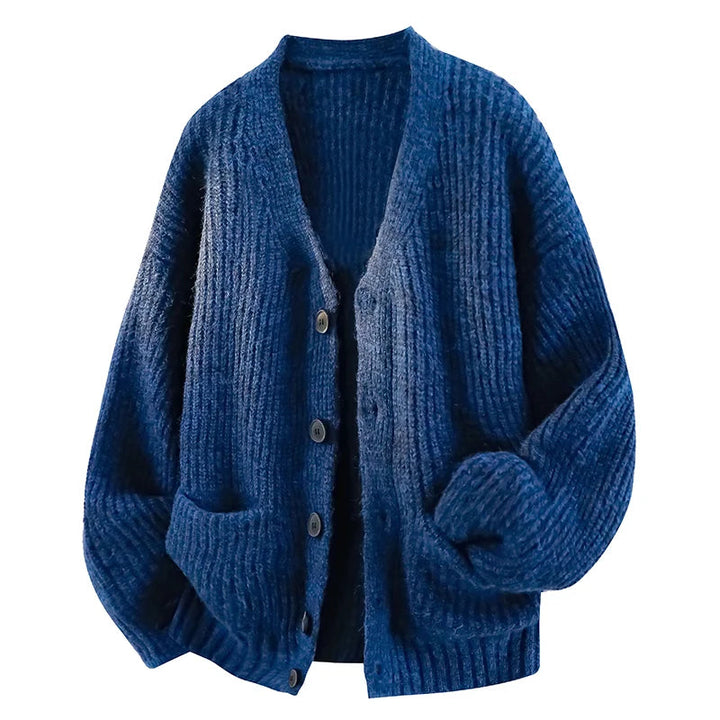 Galienne - Cárdigan oversize de escote en V con tacto suave