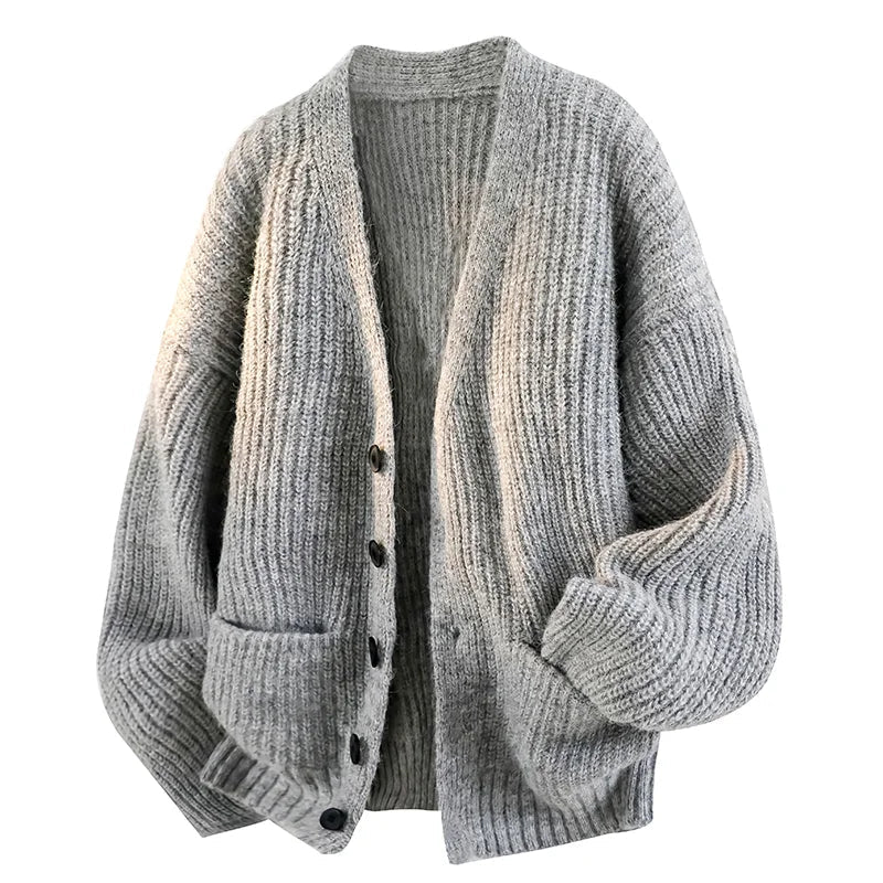 Galienne - Cárdigan oversize de escote en V con tacto suave