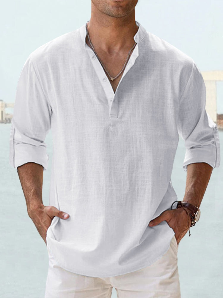 Bainford - Camisa de lino ligera