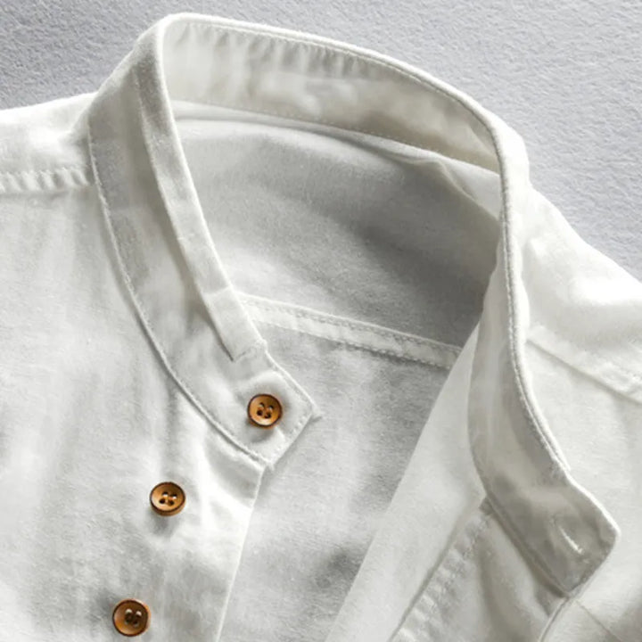 Berkley - Camisa premium de mezcla de lino