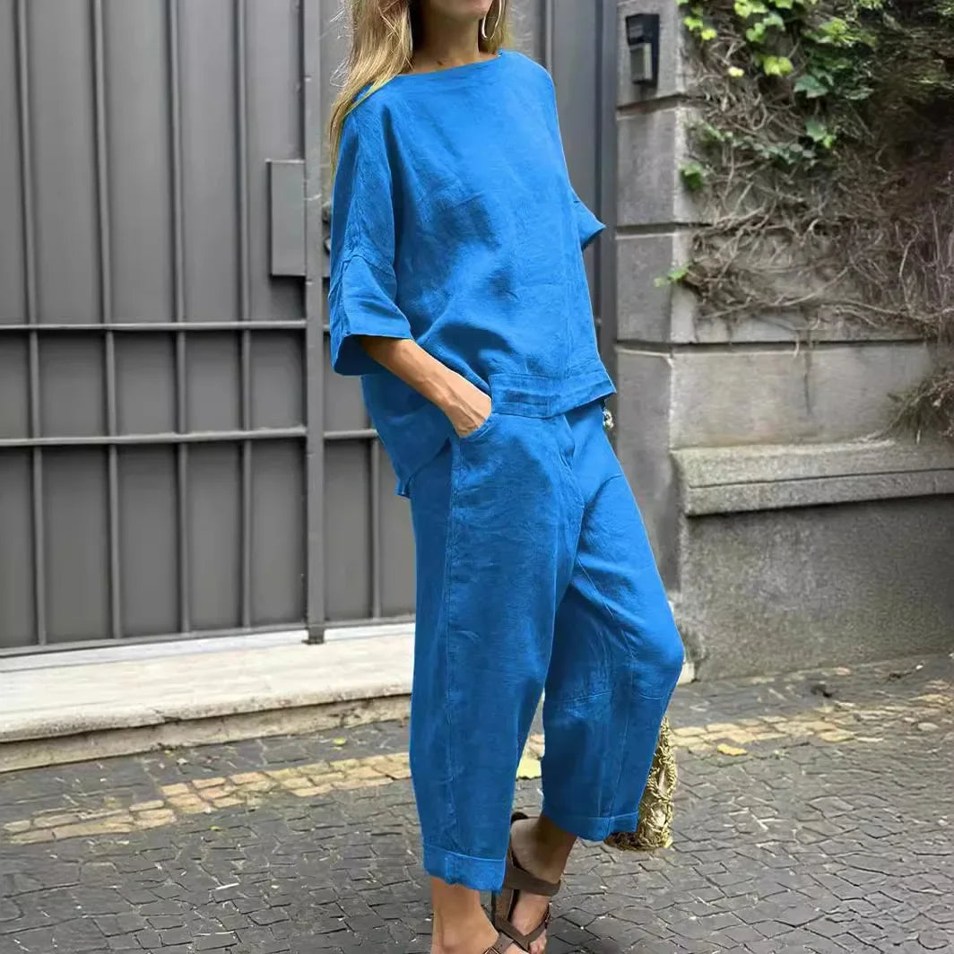Kailey - Elegante conjunto informal de dos piezas
