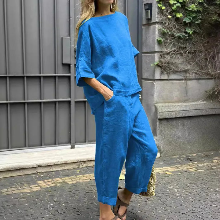 Kailey - Elegante conjunto informal de dos piezas