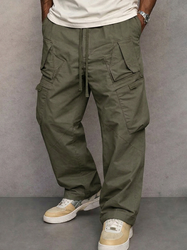 Fénix - Pantalones jogger cargo de tacto suave
