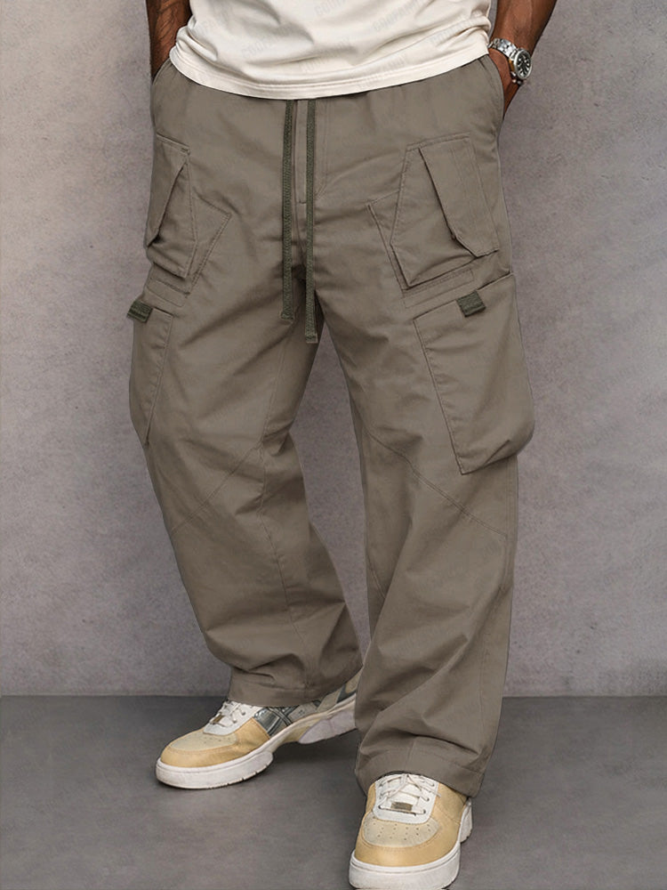 Fénix - Pantalones jogger cargo de tacto suave