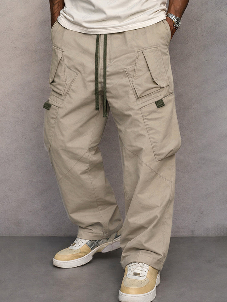 Fénix - Pantalones jogger cargo de tacto suave