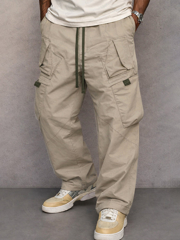 Fénix - Pantalones jogger cargo de tacto suave