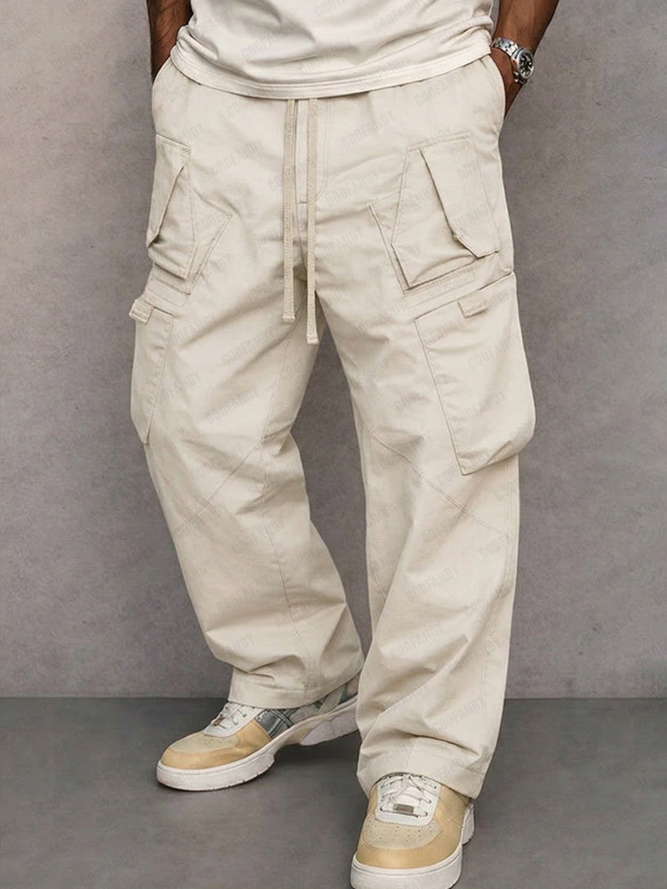 Fénix - Pantalones jogger cargo de tacto suave