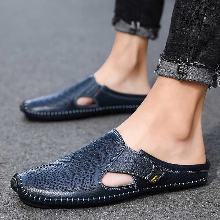 Gilbert - Sandalias de cuero italiano