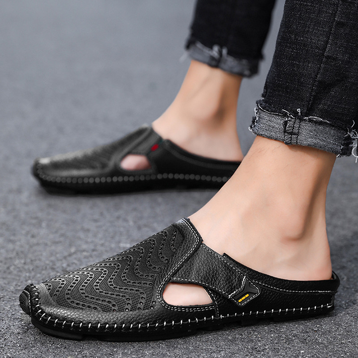 Gilbert - Sandalias de cuero italiano