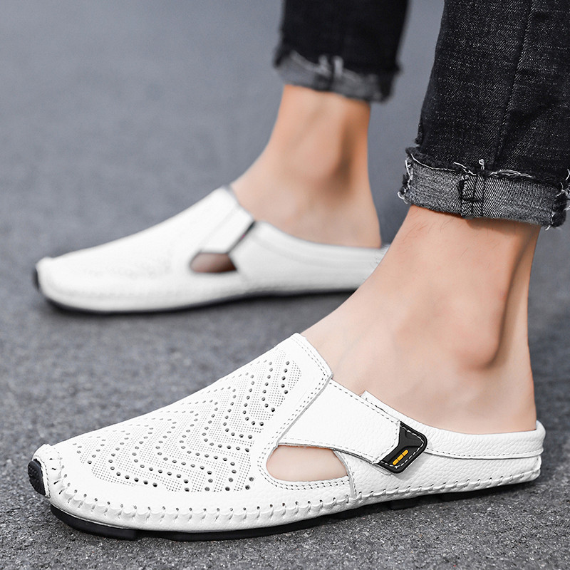 Gilbert - Sandalias de cuero italiano
