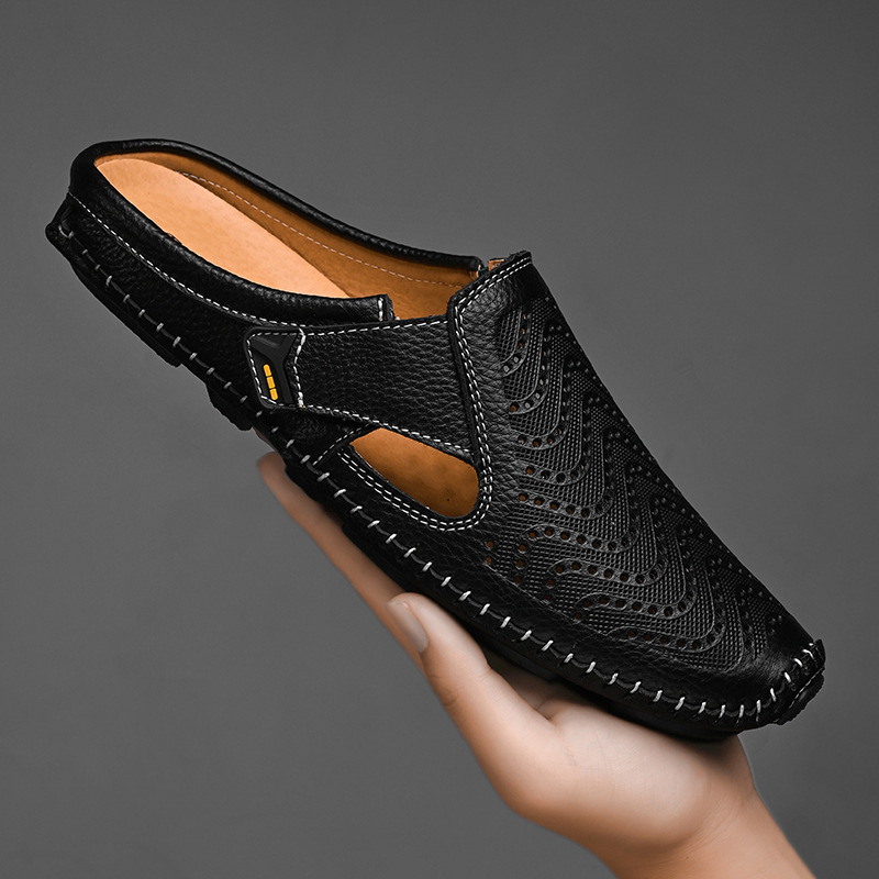 Gilbert - Sandalias de cuero italiano