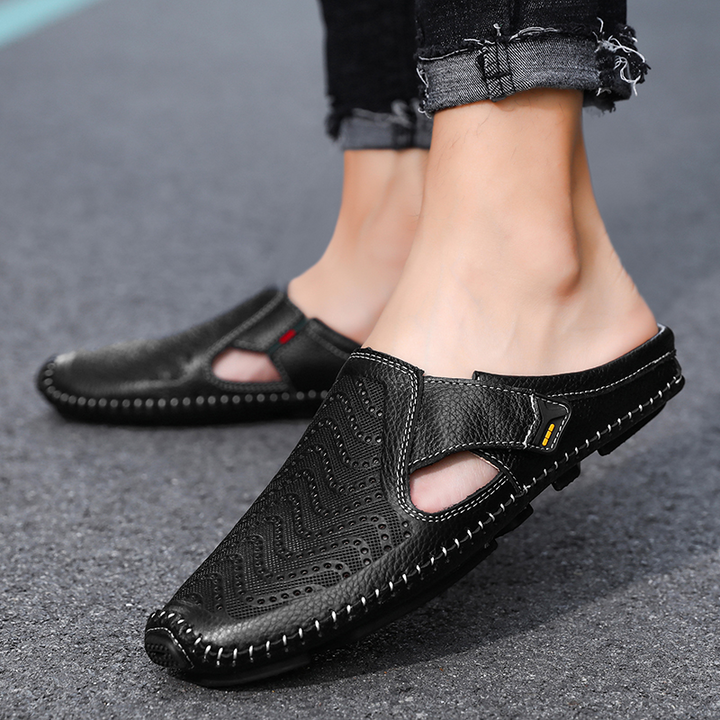 Gilbert - Sandalias de cuero italiano