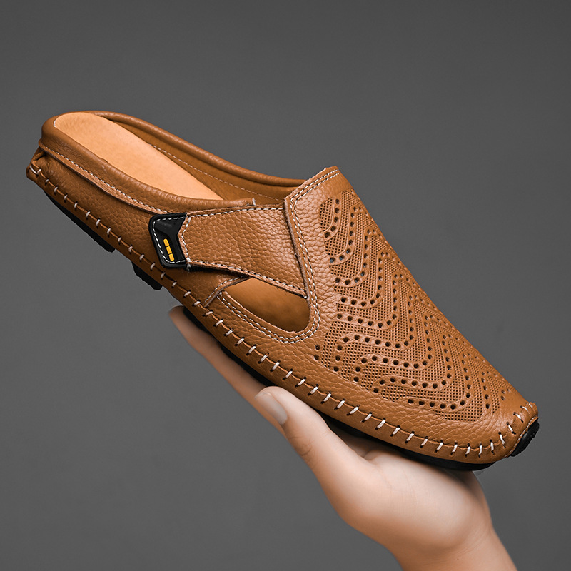 Gilbert - Sandalias de cuero italiano