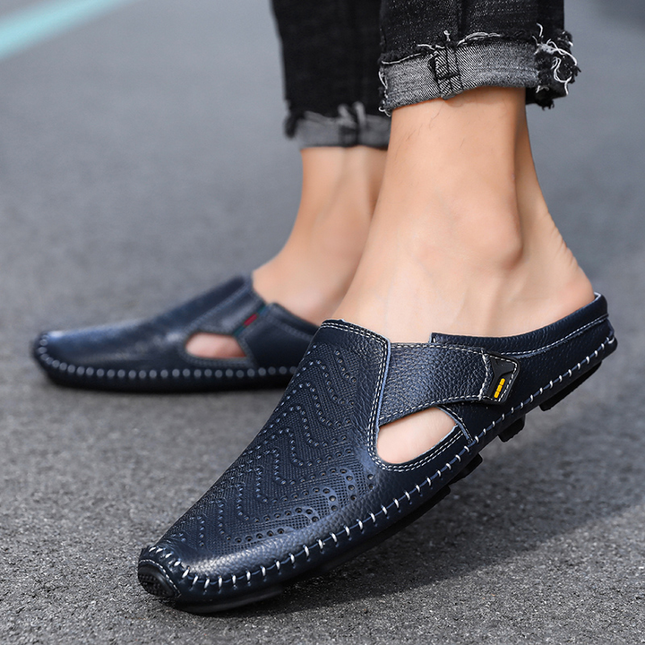 Gilbert - Sandalias de cuero italiano