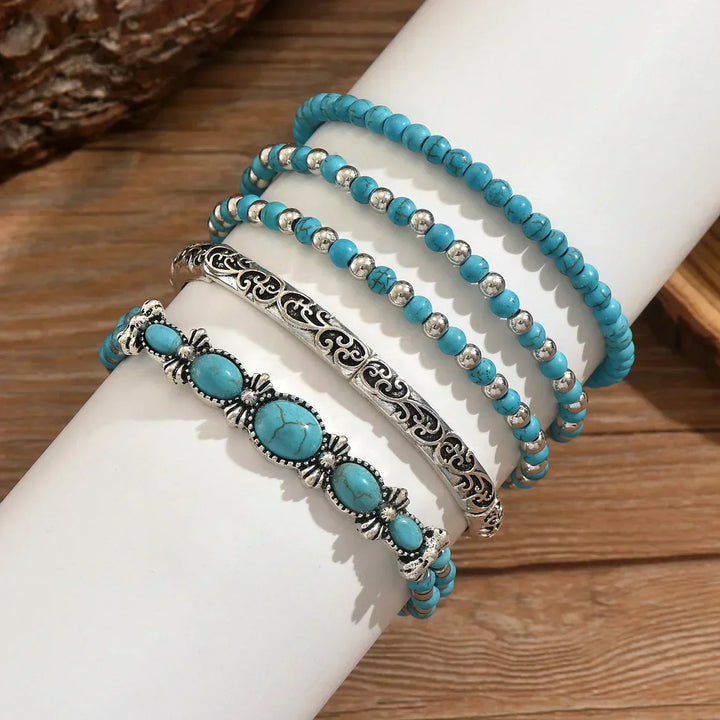 Yvaine - Pulsera refinada de múltiples cadenas