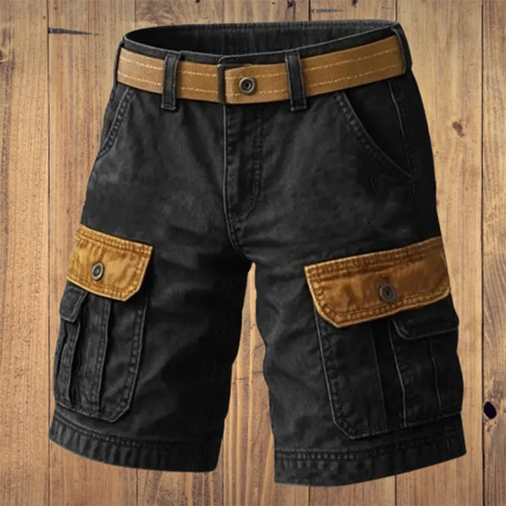 Kenji - pantalones cortos cargo casuales y elegantes