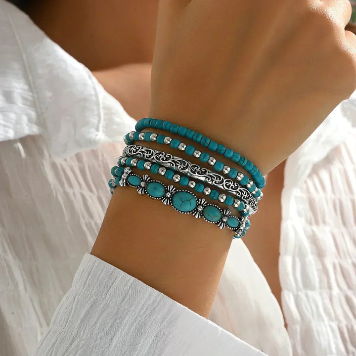 Yvaine - Pulsera refinada de múltiples cadenas