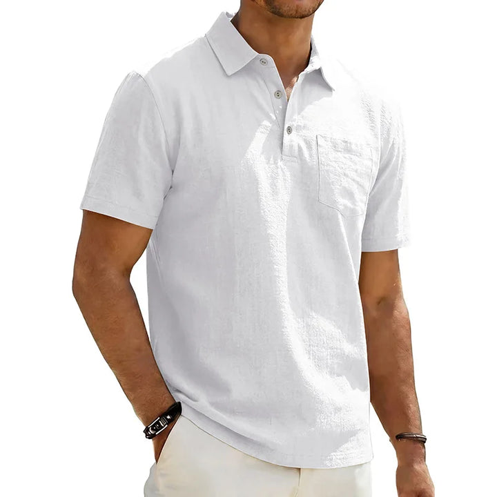 Grafton - Polo de manga corta texturizado