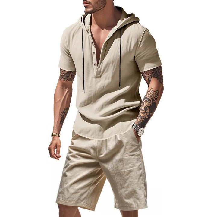 Dylan - Conjunto de sudadera transpirable y shorts
