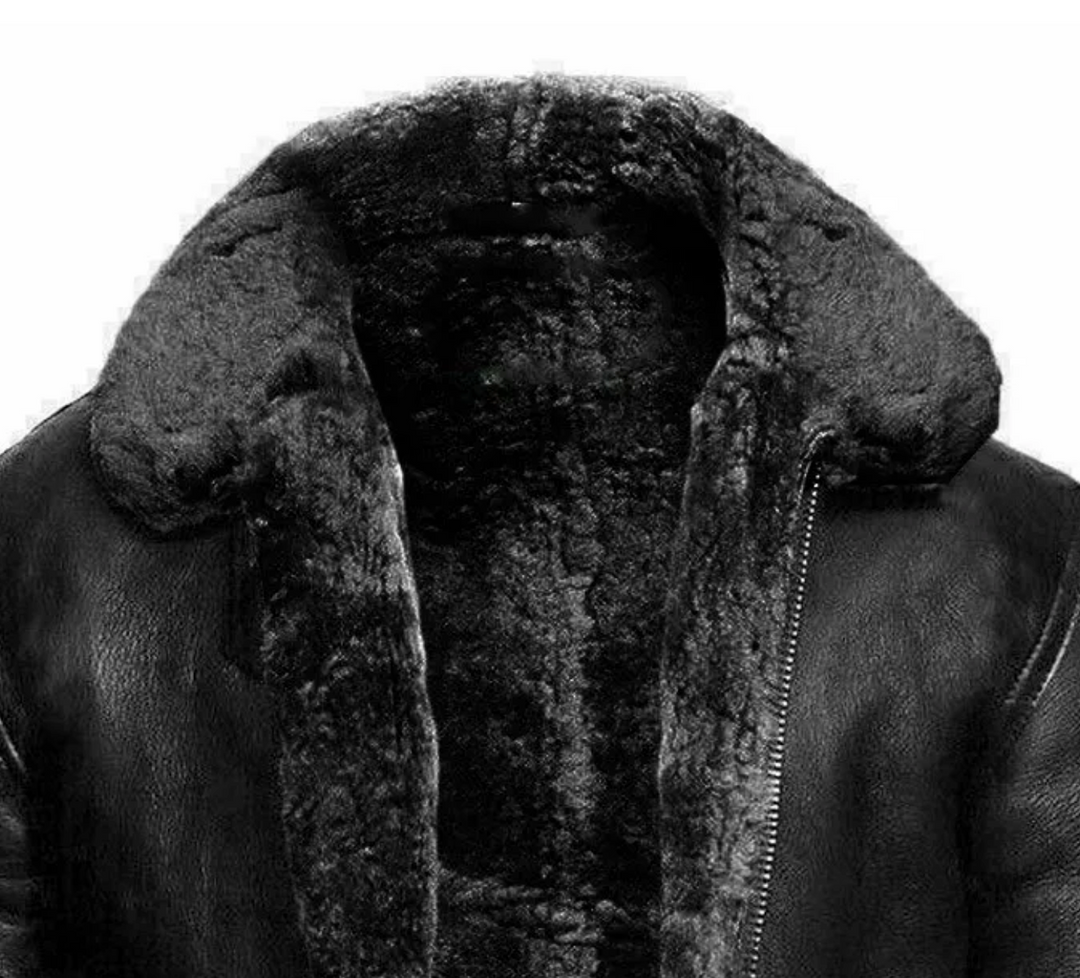 Carson - Chaqueta cálida con cuello en contraste
