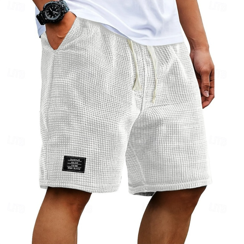 Godwin - Shorts de tejido waffle transpirables