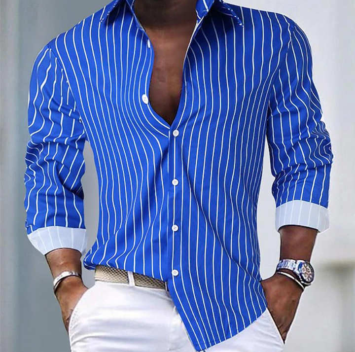 Eastham - Camisa a rayas de tacto suave