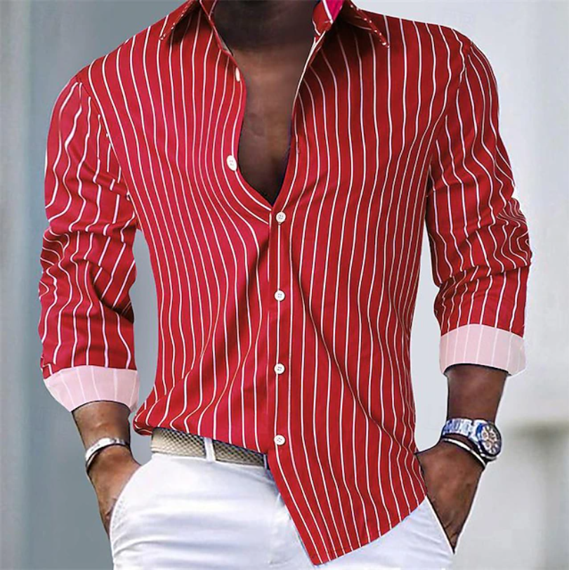 Eastham - Camisa a rayas de tacto suave