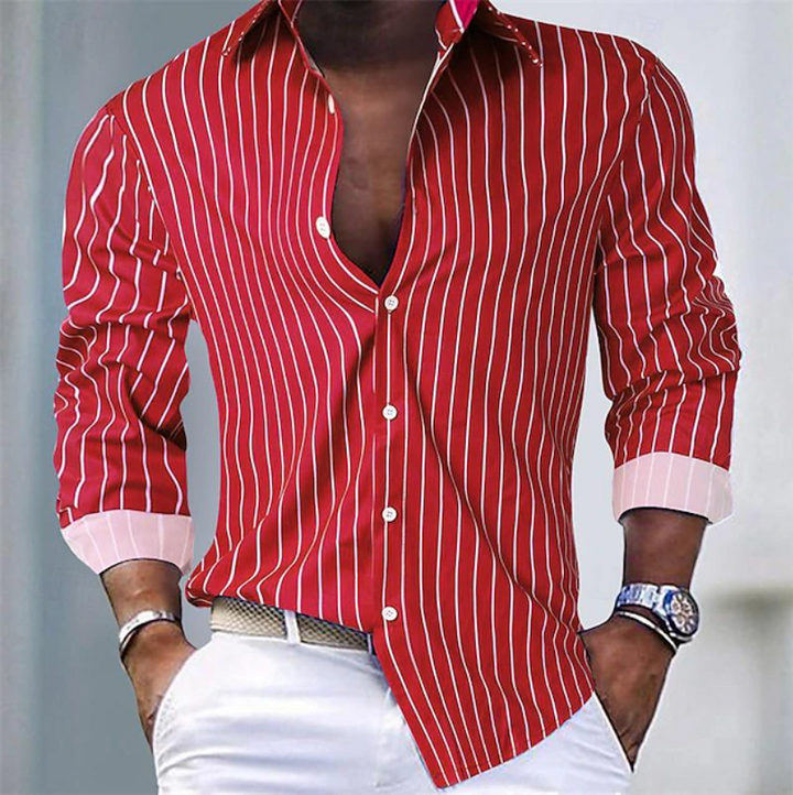 Eastham - Camisa a rayas de tacto suave