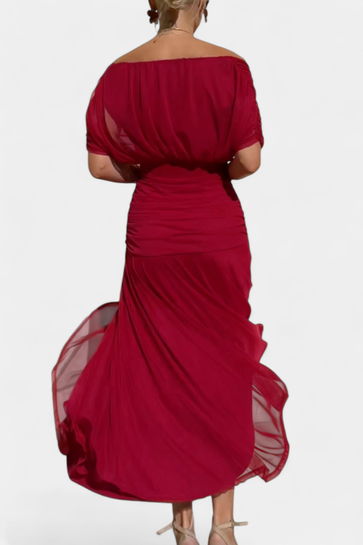 Tamsyn - Vestido maxi floral de tacto suave
