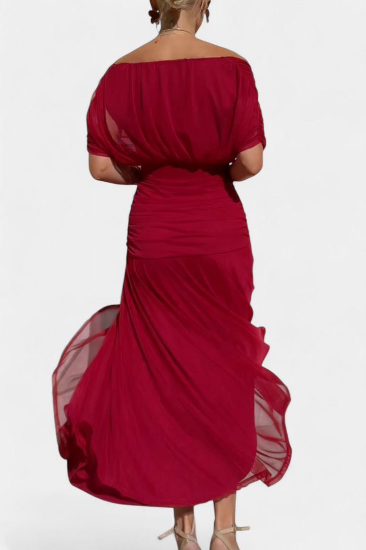 Tamsyn - Vestido maxi floral de tacto suave