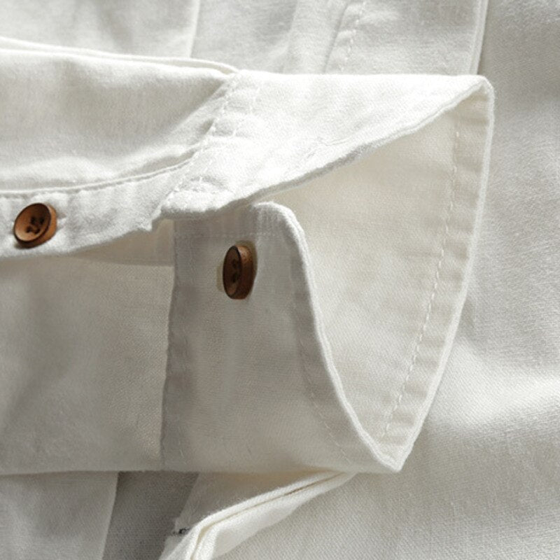 Berkley - Camisa premium de mezcla de lino